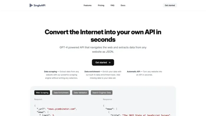 SingleAPI SingleAPI