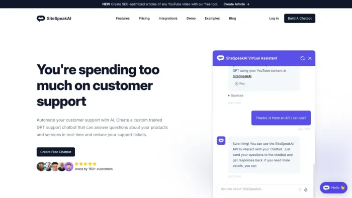 SiteSpeakAI SiteSpeakAI