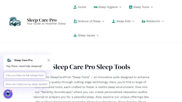 Sleep Intelligence Tools Sleep Intelligence Tools