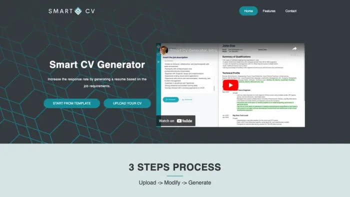 Smart CV Generator Smart CV Generator