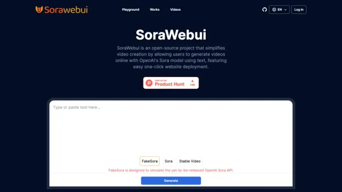SoraWebui SoraWebui