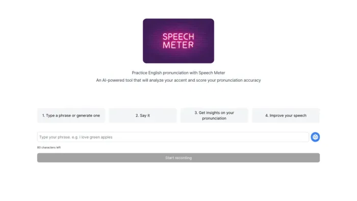 Speech Meter Speech Meter