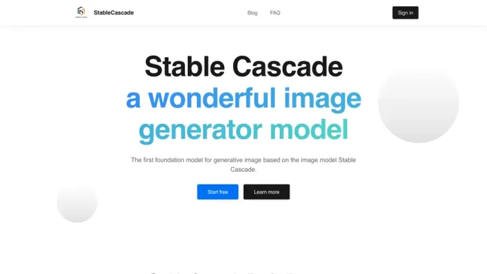 Stable Cascade Stable Cascade