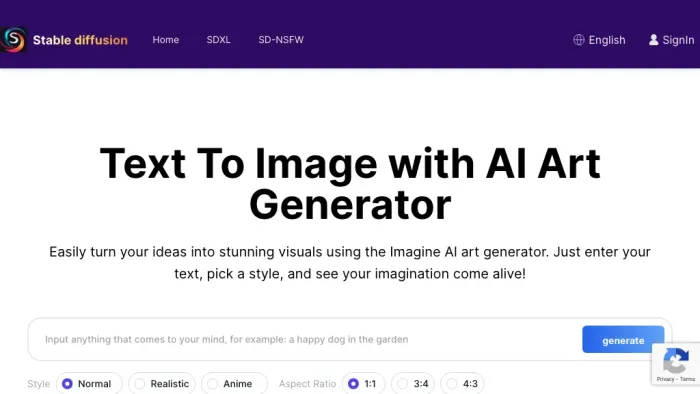 Stable Diffusion AI Generator Stable Diffusion AI Generator