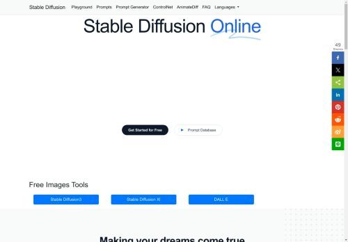 Stable Diffusion Online Stable Diffusion Online