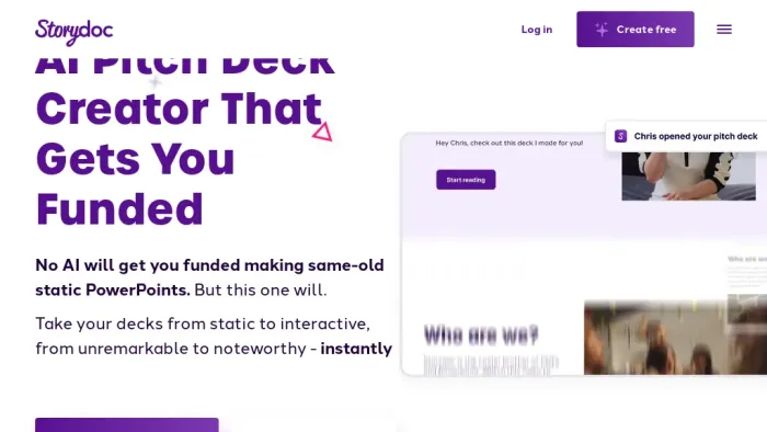 Storydoc Pitch Deck Storydoc Pitch Deck