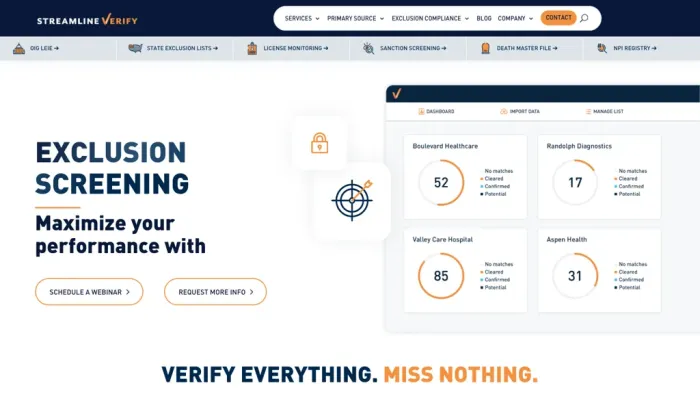 Streamline Verify Streamline Verify