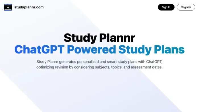 StudyPlannr StudyPlannr