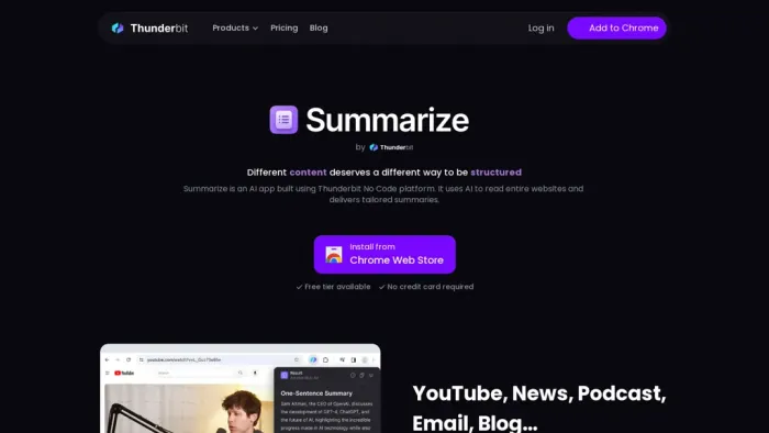 Summarize by Thunderbit Summarize by Thunderbit