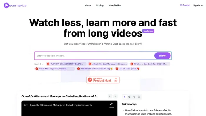 Summarize-Youtube Video Summarizer Summarize-Youtube Video Summarizer