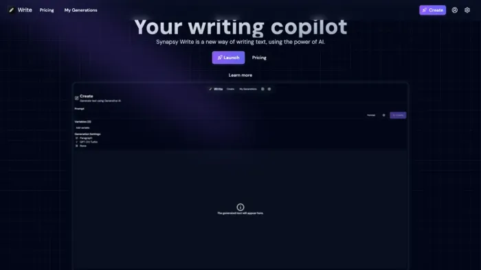 Synapsy Write Synapsy Write