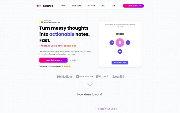 TalkNotes TalkNotes