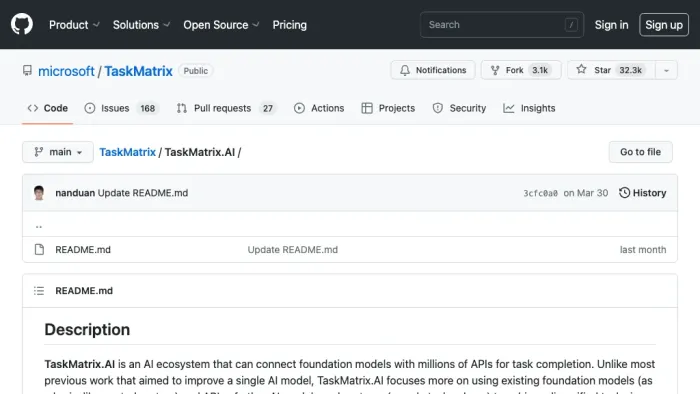 TaskMatrix.AI by Microsoft TaskMatrix.AI by Microsoft