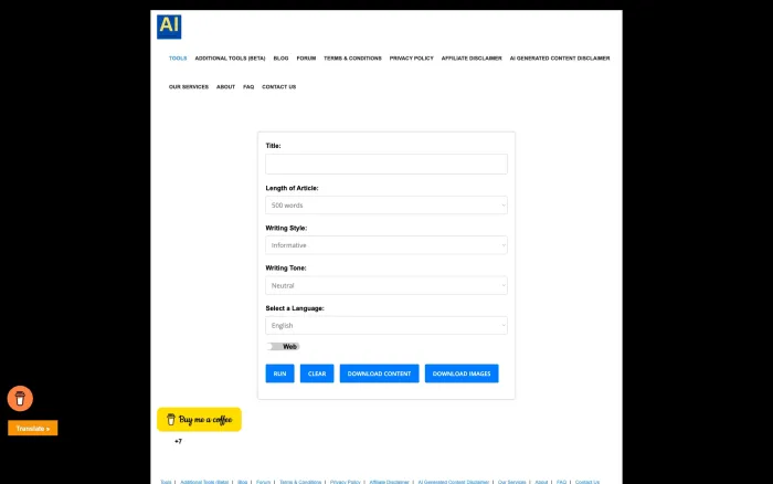 TechhorizonCity Content & Image Generator TechhorizonCity Content & Image Generator
