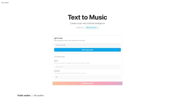 Texttomusic Texttomusic