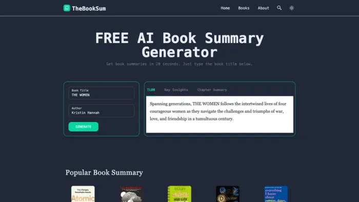 TheBookSum TheBookSum