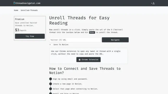 Thread Navigator Thread Navigator