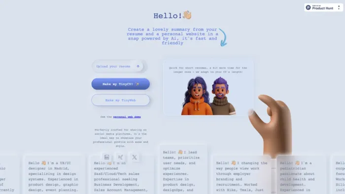 TinyCV TinyCV