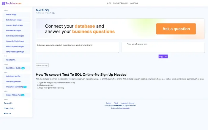 Text2sql Text2sql