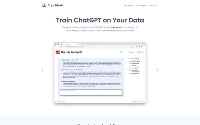 TrainMyAI TrainMyAI