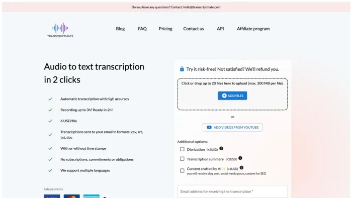 Transcriptmate.com Transcriptmate.com