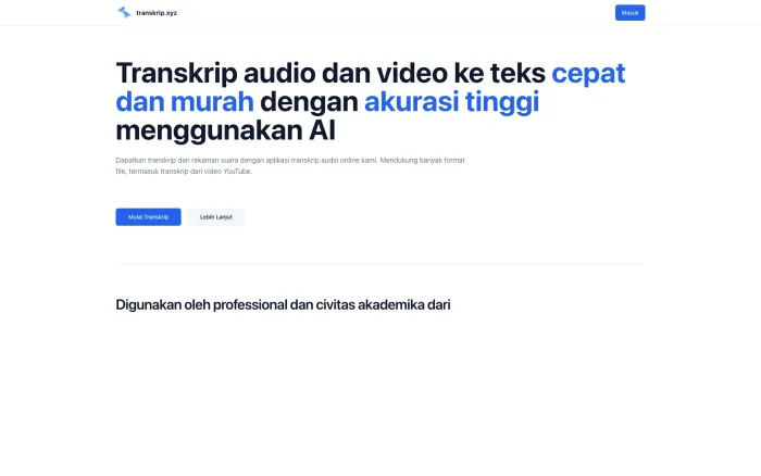 Transkrip Transkrip