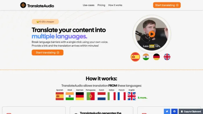 TranslateAudio TranslateAudio