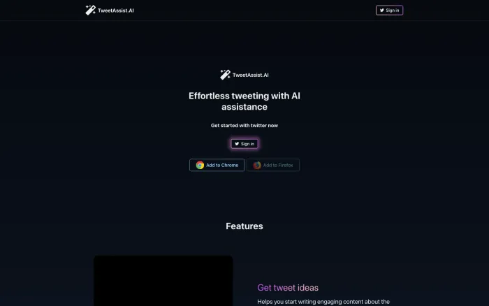 Tweet Assist App Tweet Assist App