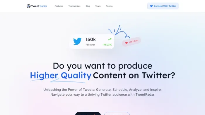 TweetRadar TweetRadar