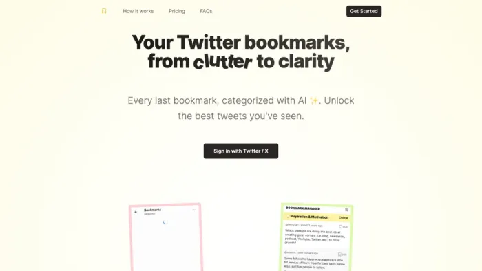 TwitterBookmarks TwitterBookmarks