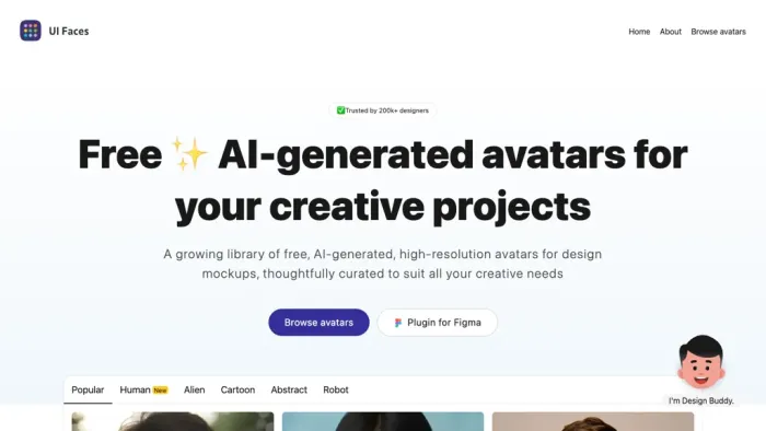 UI Faces with AI UI Faces with AI