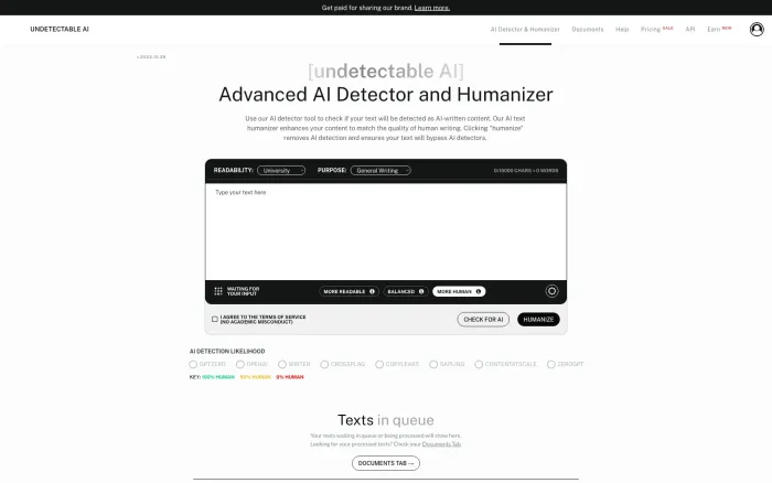 Undetectable AI Undetectable AI