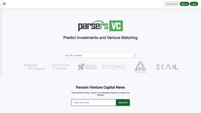 Venture Matching Venture Matching