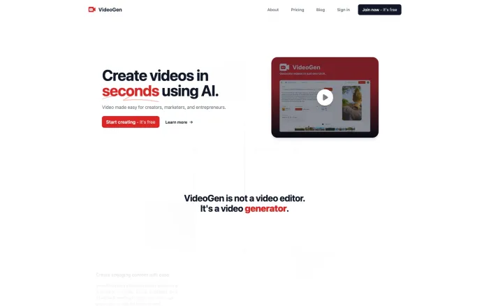 VideoGen.io VideoGen.io