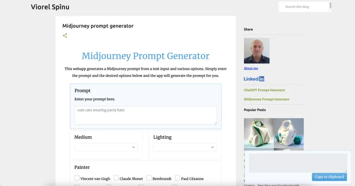 Midjourney Prompt Generator Midjourney Prompt Generator