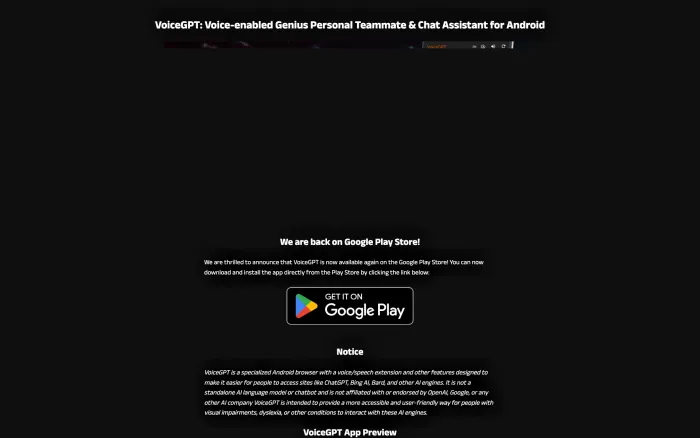 VoiceGPT VoiceGPT