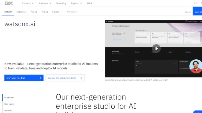 WatsonX.ai by IBM WatsonX.ai by IBM