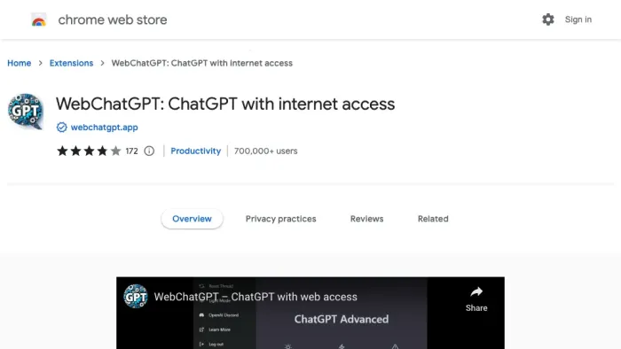 WebChatGPT WebChatGPT