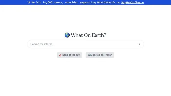 What on earth? What on earth?