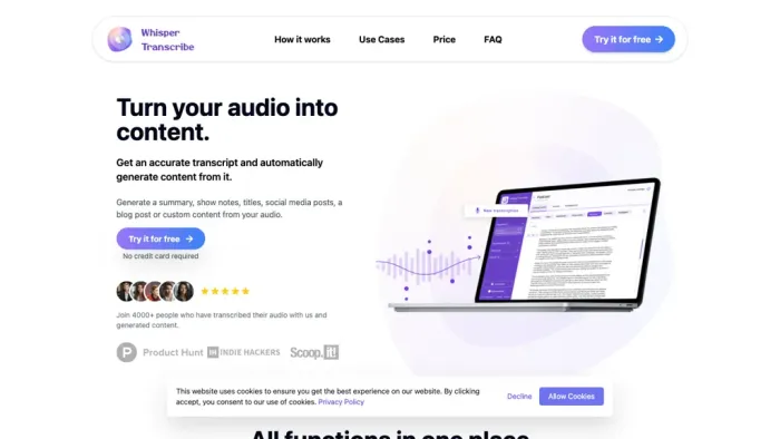 WhisperTranscribe WhisperTranscribe