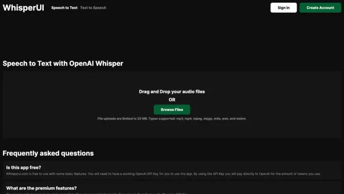 WhisperUI WhisperUI