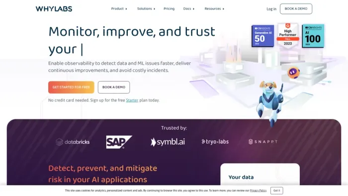 WhyLabs AI Observatory WhyLabs AI Observatory