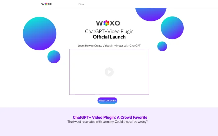 WOXO VidGPT WOXO VidGPT
