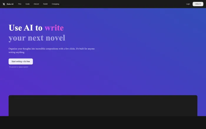 WriteHolo WriteHolo