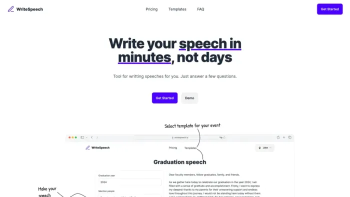 WriteSpeech WriteSpeech
