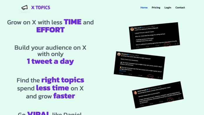 X Topics X Topics