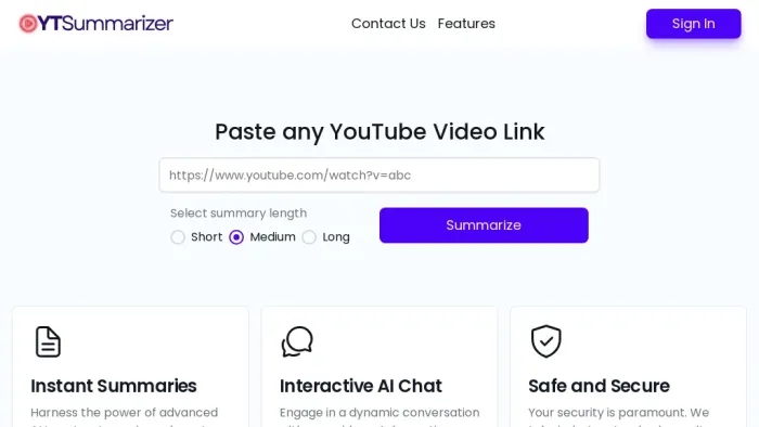 YTSummarizer.io YTSummarizer.io
