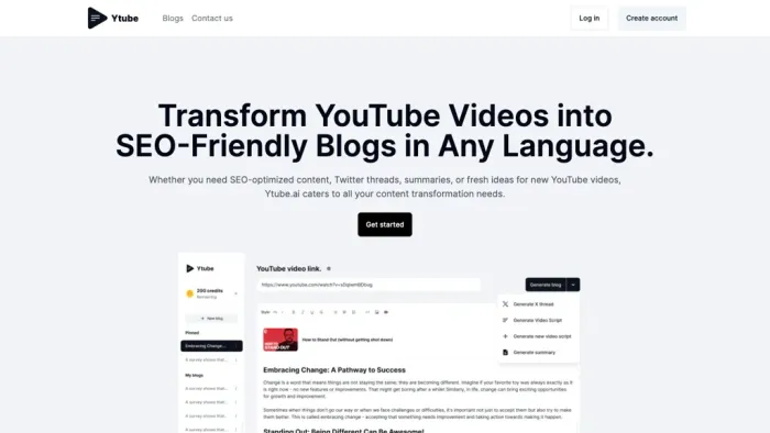 Ytube.ai Ytube.ai