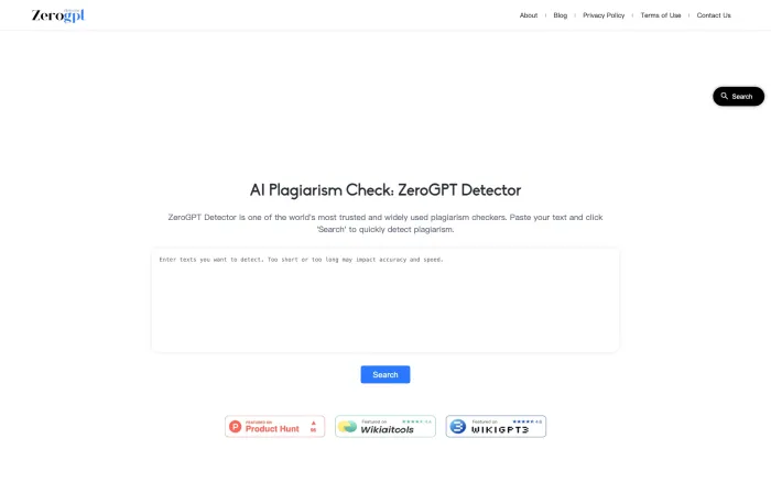 ZeroGPT Detector ZeroGPT Detector